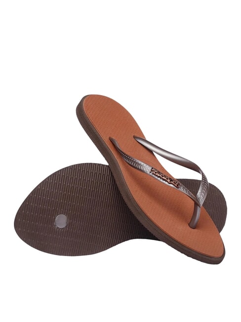 SLIM POINT Flip-flops darkbro - Women&rsquo;s shoes
