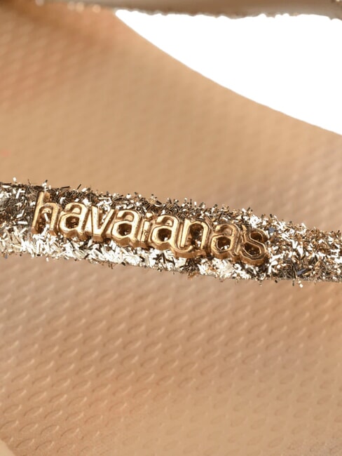 STYLESLIM SQUARE GLITTER Square flip-flops golden - Women’s shoes