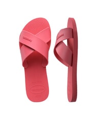 HAVAIANAS AQUA Cross-band slipper pink porcelain - Women&rsquo;s shoes - 6