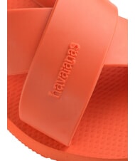 HAVAIANAS AQUA Cross-band slipper sunset orange - Women&rsquo;s shoes - 5