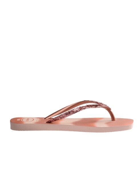 STYLESLIM SQUARE GLITTER Square flip-flops ballet rose - Women&rsquo;s shoes