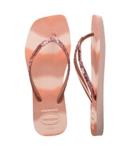 HAVAIANAS STYLESLIM SQUARE GLITTER Square flip-flops ballet rose - Women&rsquo;s shoes - 5