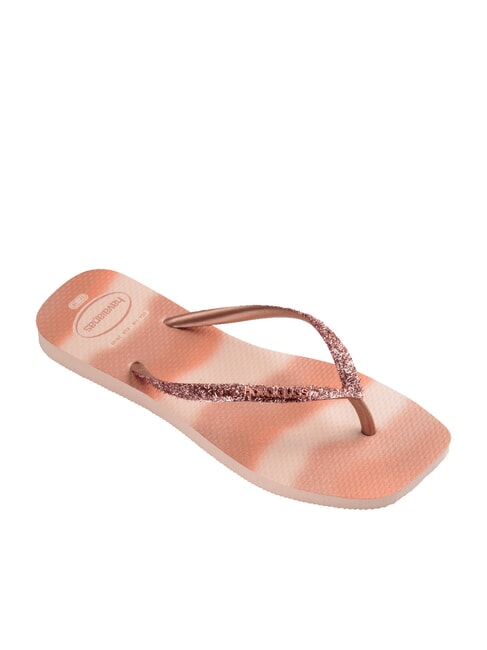 STYLESLIM SQUARE GLITTER Square flip-flops ballet rose - Women&rsquo;s shoes