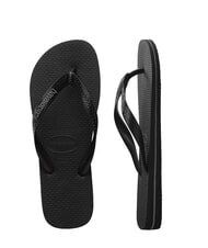 HAVAIANAS TOP RUBBER LOGO FILETE Flip-flops BLACK - Men&rsquo;s shoes - 4