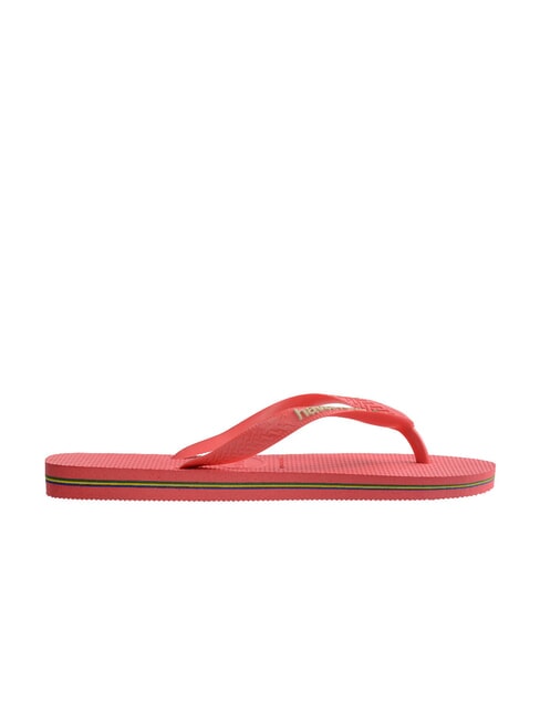 BRASIL LOGO Men's flip flops tropical coral - Unisex shoes