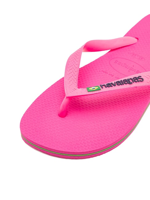  BRASIL LOGO Flip-flops pink flux/pink flux - Unisex shoes