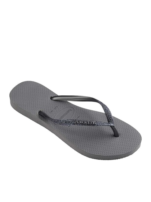 SLIM GLITTER II Flip-flops grey/graphite - Women&rsquo;s shoes