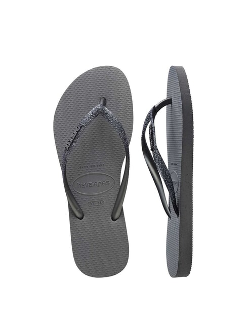 SLIM GLITTER II Flip-flops grey/graphite - Women&rsquo;s shoes