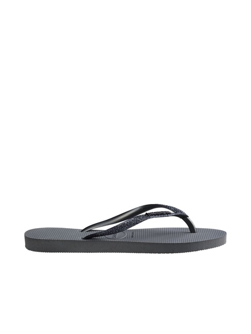 SLIM GLITTER II Flip-flops grey/graphite - Women’s shoes