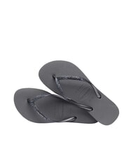 HAVAIANAS SLIM GLITTER II Flip-flops grey/graphite - Women’s shoes - 4