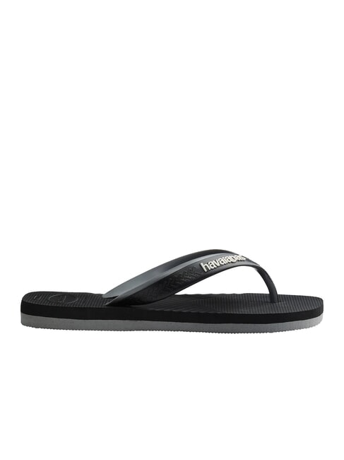 DUAL Flip-flops black/steel grey - Men’s shoes