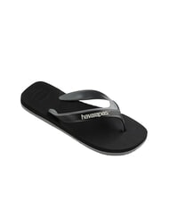 HAVAIANAS DUAL Flip-flops black/steel grey - Men’s shoes - 3