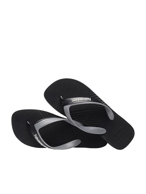 DUAL Flip-flops black/steel grey - Men’s shoes