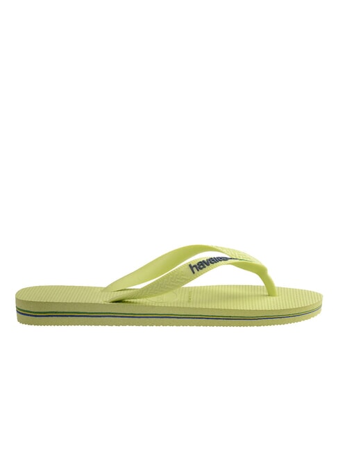 BRASIL LOGO Men's flip flops matcha green - Unisex shoes