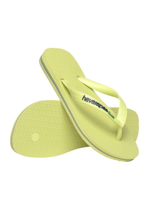 BRASIL LOGO Men's flip flops matcha green - Unisex shoes