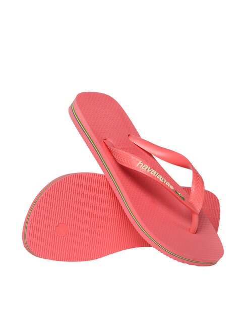 BRASIL LOGO Men's flip flops tropical coral - Unisex shoes