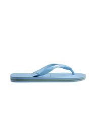 HAVAIANAS BRASIL LOGO Men's flip flops blue lavender/white - Unisex shoes - 2