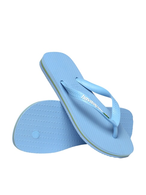 BRASIL LOGO Men's flip flops blue lavender/white - Unisex shoes