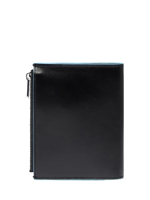 BLUE SQUARE Vertical leather wallet Black - Men’s Wallets