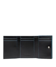 PIQUADRO BLUE SQUARE Leather wallet Black - Men’s Wallets - 2