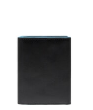 PIQUADRO BLUE SQUARE Leather wallet Black - Men’s Wallets - 3