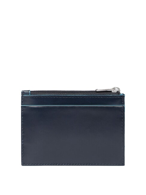 BLUE SQUARE Leather key pouch blue - Key holders