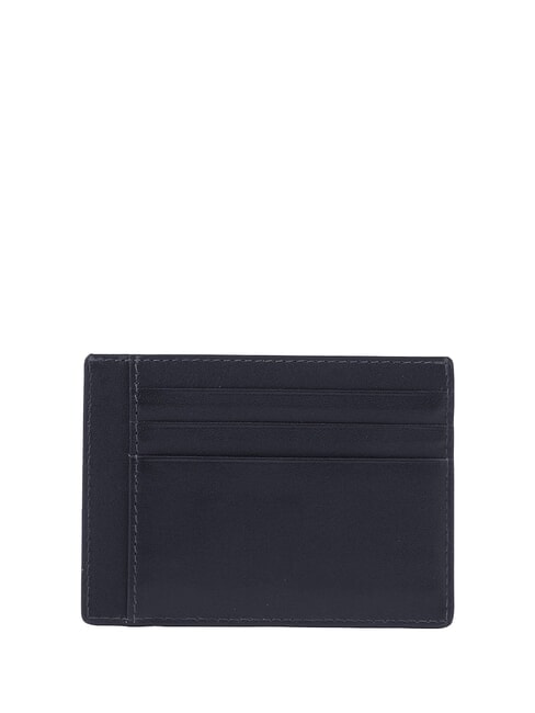 FINN Flat leather card holder Black - Men’s Wallets