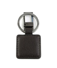 PIQUADRO BLACK SQUARE  Leather charm keychain - Key holders