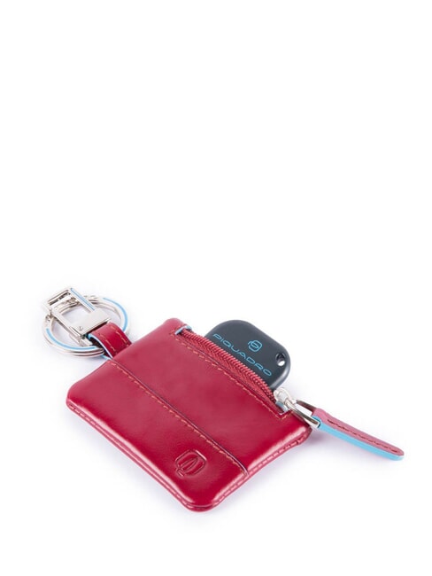 BLUE SQUARE Keychain with Connequ RED - Key holders