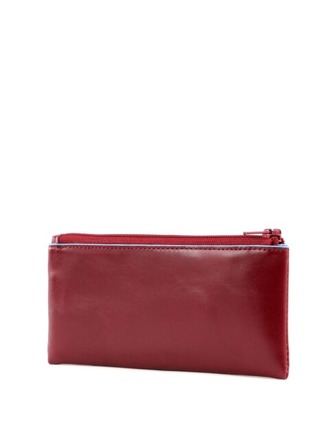 key ring BLUE SQUARE, in leather RED - Key holders