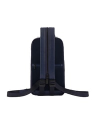 PIQUADRO FINN  Backpack / Shoulder bag in leather blue - Laptop backpacks - 3