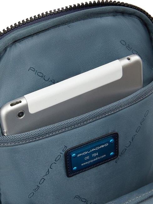 FINN  Backpack / Shoulder bag in leather blue - Laptop backpacks