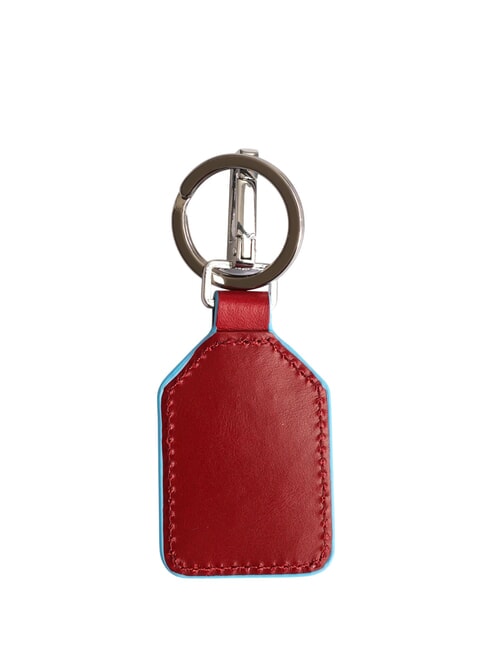 BLUE SQUARE Keychain with carabiner RED - Key holders