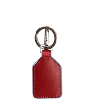 PIQUADRO BLUE SQUARE Keychain with carabiner RED - Key holders - 2