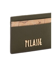 ALVIERO MARTINI PRIMA CLASSE WINDY CITY Flat card holder moss green - Women’s Wallets - 3