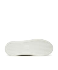 LOVE MOSCHINO ECLIPSE50 Leather sneakers White black - Women&rsquo;s shoes - 5