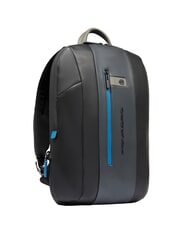 PIQUADRO URBAN 15.6" Laptop Backpack in Leather black grigiongr - Laptop backpacks - 2