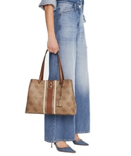 GUESS ERENIA Shoulder bag MILK LOGO - Women’s Bags - 5