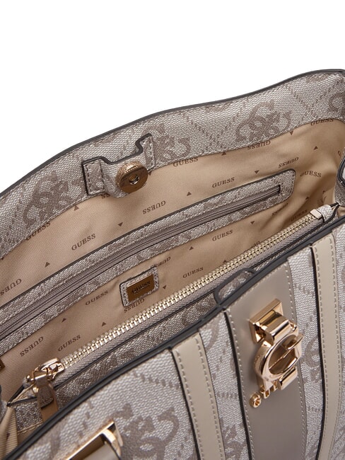 ERENIA Shoulder bag dark taupe logo - Women’s Bags