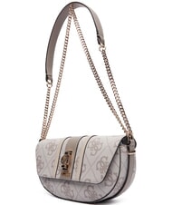 GUESS ERENIA Convertible shoulder bag dark taupe logo - Women&rsquo;s Bags - 3