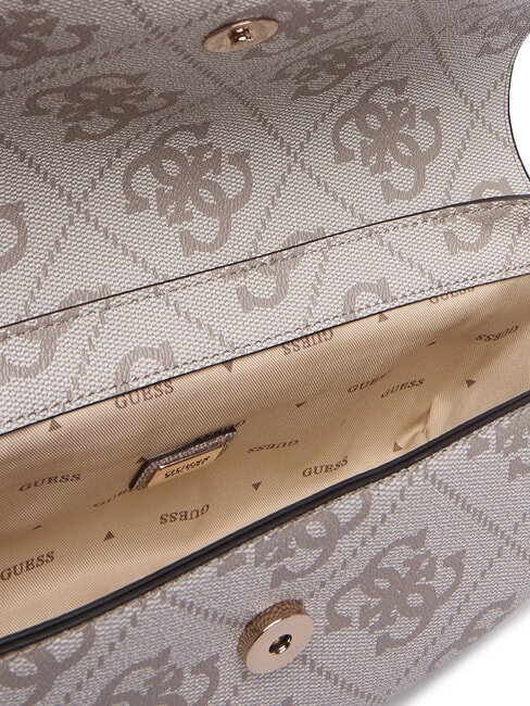 ERENIA Convertible shoulder bag dark taupe logo - Women&rsquo;s Bags