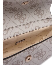 GUESS ERENIA Convertible shoulder bag dark taupe logo - Women&rsquo;s Bags - 4