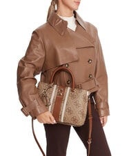 GUESS ERENIA Handbag, with shoulder strap MILK LOGO - Women’s Bags - 5