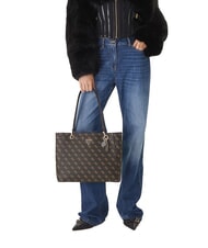 GUESS NOELLE 2 4G Shoulder shopper brown - Women’s Bags - 5