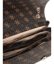 GUESS NOELLE 2 4G Shoulder bag / crossbody bag brown - Women’s Bags - 4