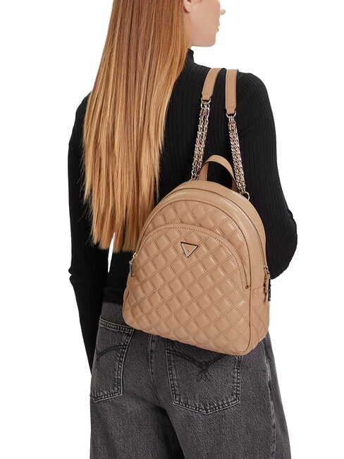 GIULLY 2 Quilted backpack BEIGE - Women&rsquo;s Bags