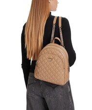 GUESS GIULLY 2 Quilted backpack BEIGE - Women&rsquo;s Bags - 4