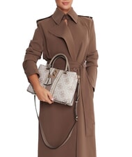 GUESS ERENIA Handbag, with shoulder strap dark taupe logo - Women’s Bags - 5