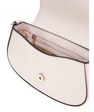 GUESS MIMINA Shoulder bag with flap STONE - Women’s Bags - 3