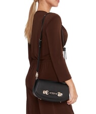 GUESS MIMINA Shoulder bag with flap BLACK - Women’s Bags - 5